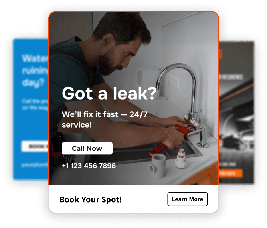 Take ads live instantly.